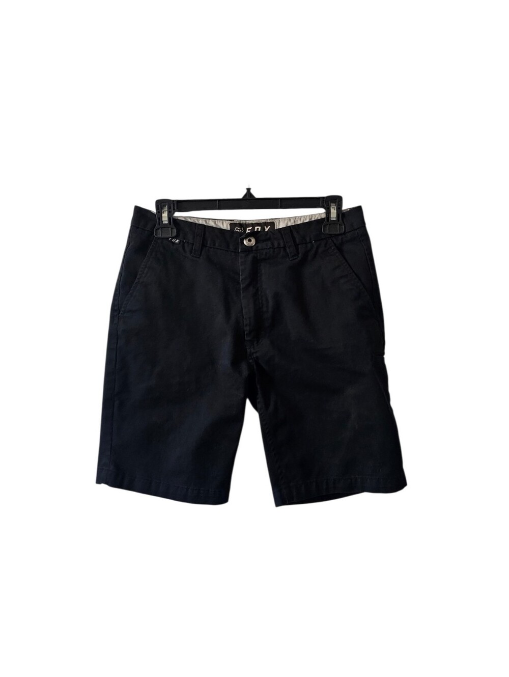 Fox Racing Black Chino Shorts Men's Size 28